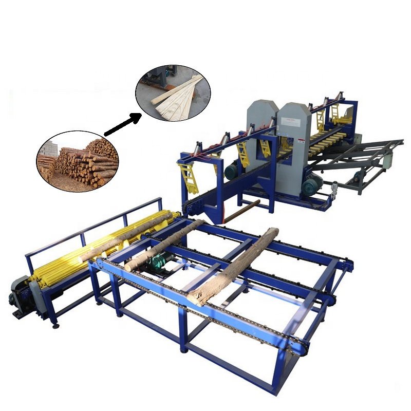 Easy Operation Woodworking Wood Cutting Saw Full Auto Wood Planks Saw Line Cutter Machine